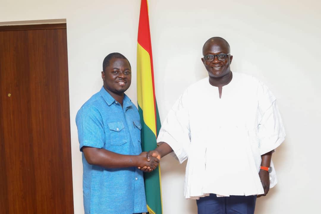 YEA CEO and a Delegation of Management Pays Courtesy Call on the Minister of Food and Agriculture, Hon. Bryan Acheampong